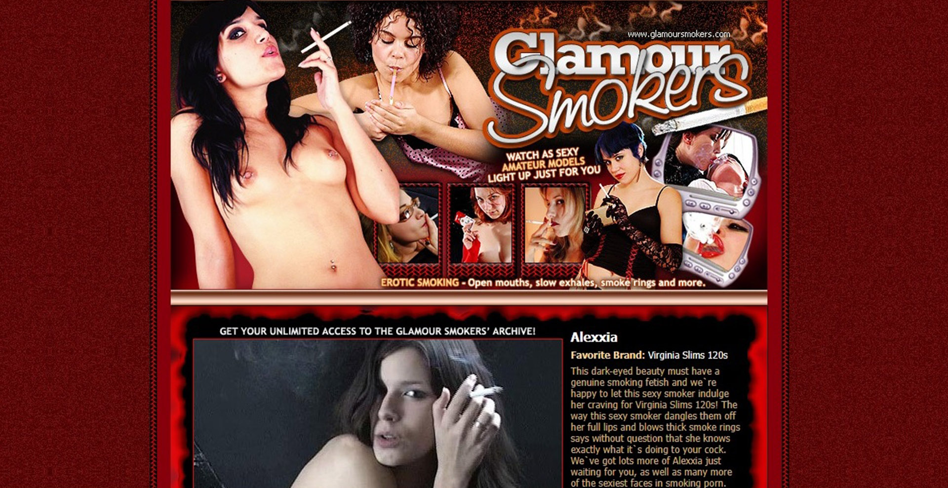 GlamourSmokers - Full SiteRip! - TopSiteRip pic